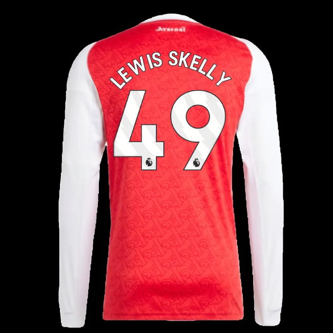 2025-2026 Arsenal Long Sleeve Home Shirt (Lewis Skelly 49)