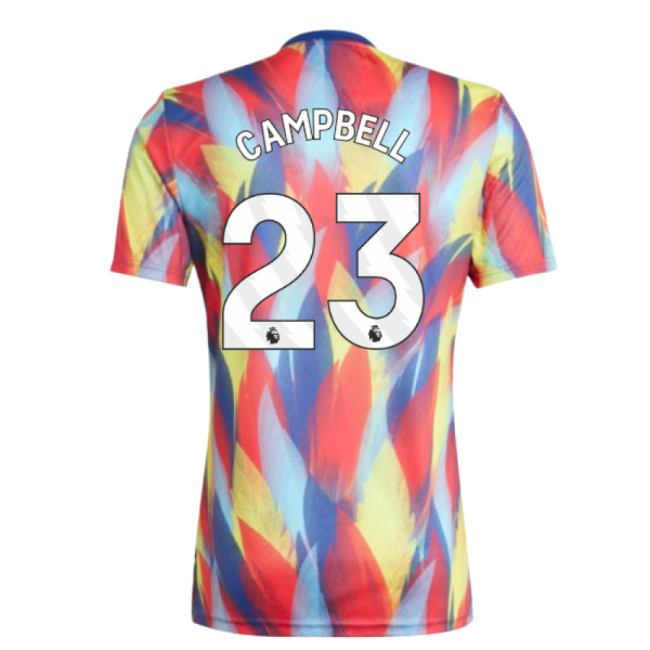 2025-2026 Arsenal Pre-Match Shirt (Victory Blue) (Campbell 23)