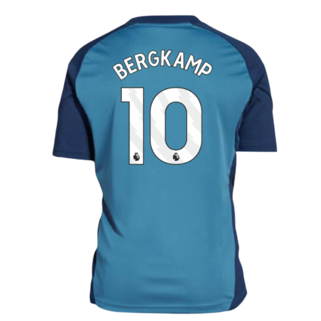 2025-2026 Arsenal Training Shirt (Blanch Blue) - Kids (Bergkamp 10)