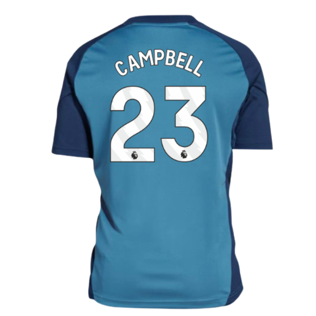 2025-2026 Arsenal Training Shirt (Blanch Blue) - Kids (Campbell 23)