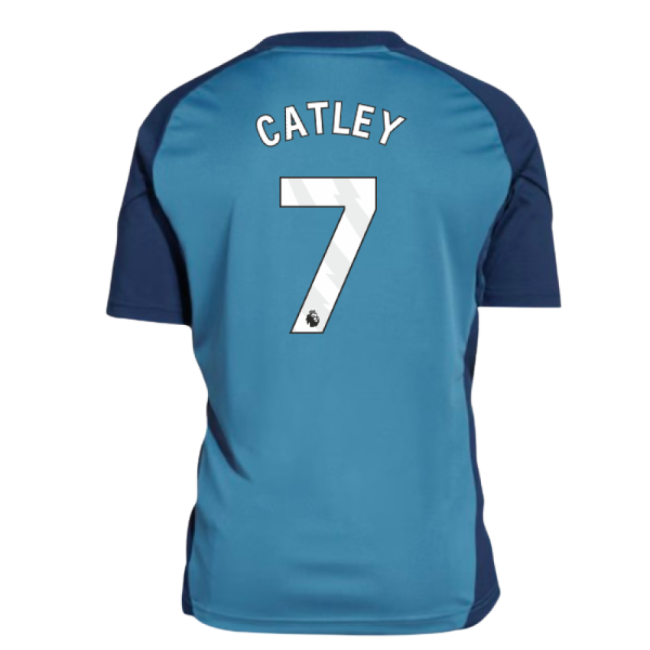 2025-2026 Arsenal Training Shirt (Blanch Blue) - Kids (Catley 7)