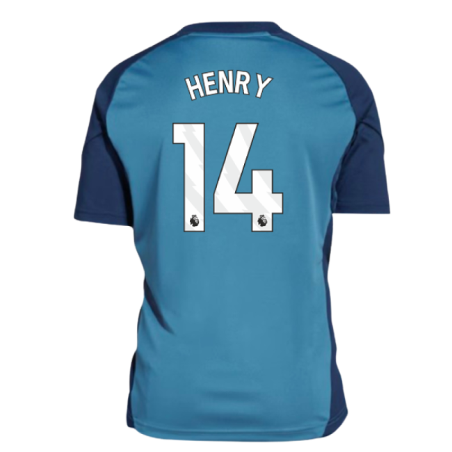 2025-2026 Arsenal Training Shirt (Blanch Blue) - Kids (Henry 14)