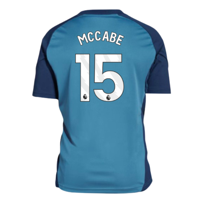 2025-2026 Arsenal Training Shirt (Blanch Blue) - Kids (McCabe 15)