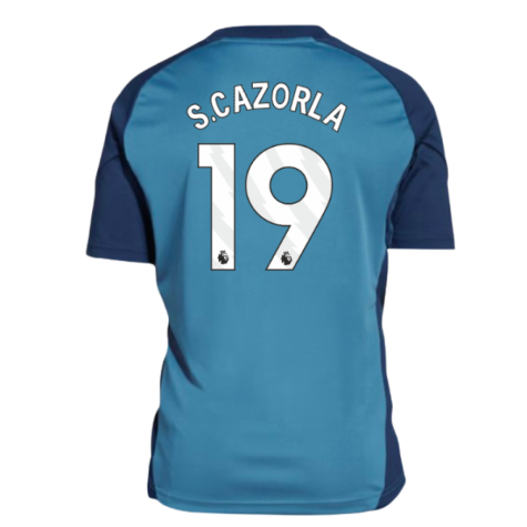 2025-2026 Arsenal Training Shirt (Blanch Blue) - Kids (S.Cazorla 19)