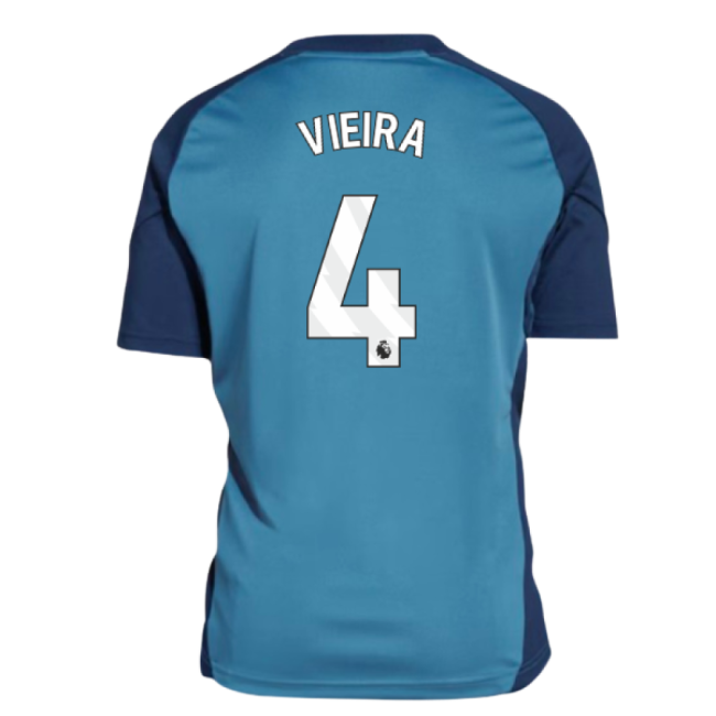 2025-2026 Arsenal Training Shirt (Blanch Blue) - Kids (Vieira 4)