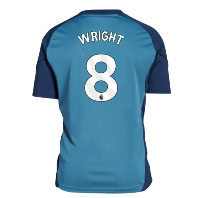 2025-2026 Arsenal Training Shirt (Blanch Blue) - Kids (Wright 8)