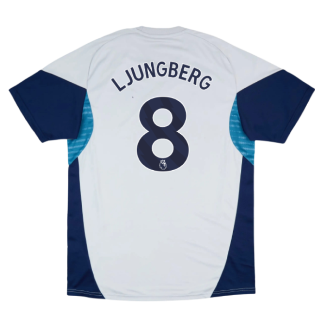 2025-2026 Arsenal Training Shirt (Grey Two) (Ljungberg 8)