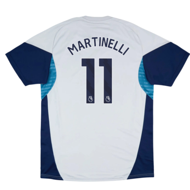 2025-2026 Arsenal Training Shirt (Grey Two) (Martinelli 11)