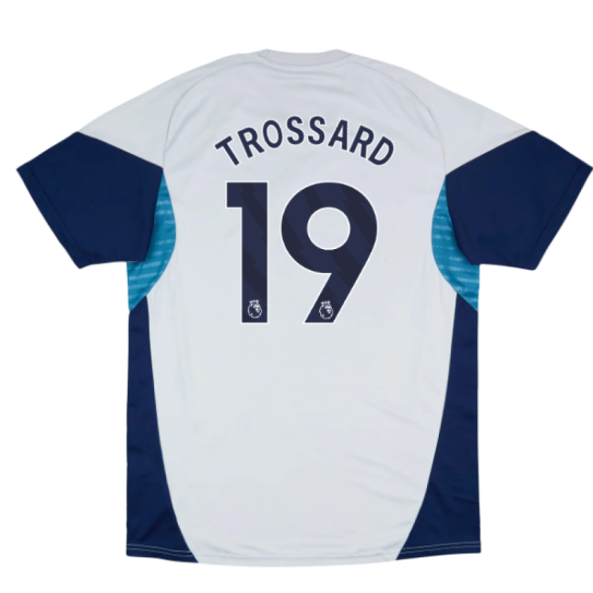 2025-2026 Arsenal Training Shirt (Grey Two) (Trossard 19)