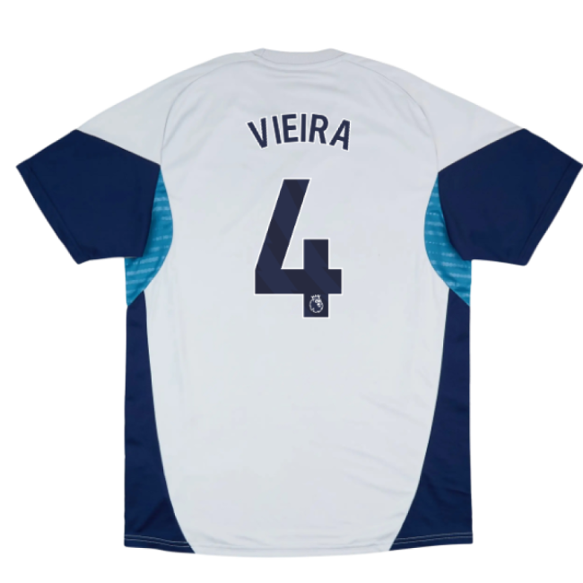 2025-2026 Arsenal Training Shirt (Grey Two) (Vieira 4)