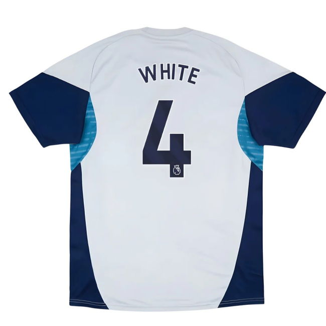 2025-2026 Arsenal Training Shirt (Grey Two) (White 4)