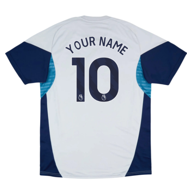 2025-2026 Arsenal Training Shirt (Grey Two) (Your Name)