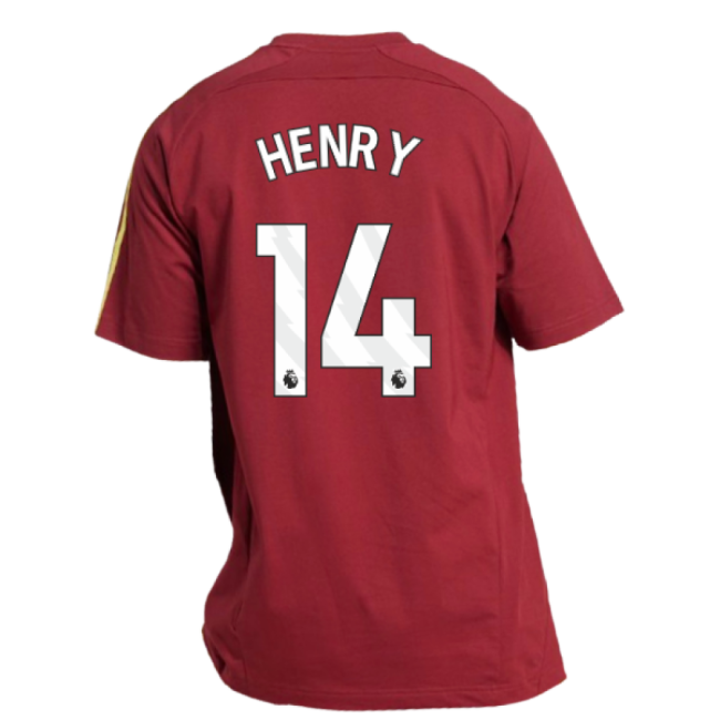 2025-2026 Arsenal UBP Tee (Noble Maroon) (Henry 14)