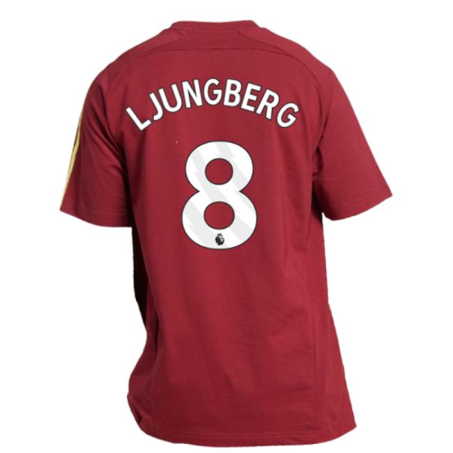 2025-2026 Arsenal UBP Tee (Noble Maroon) (Ljungberg 8)
