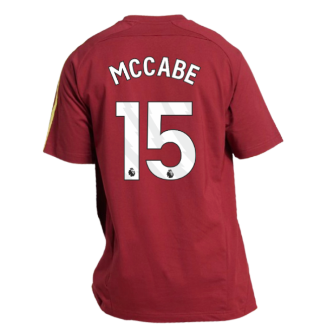 2025-2026 Arsenal UBP Tee (Noble Maroon) (McCabe 15)