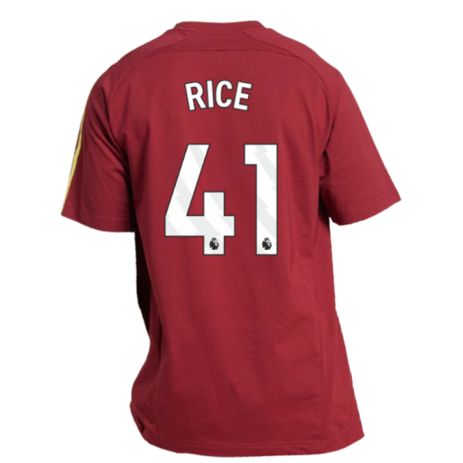 2025-2026 Arsenal UBP Tee (Noble Maroon) (Rice 41)
