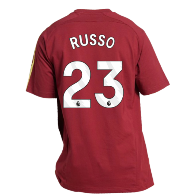 2025-2026 Arsenal UBP Tee (Noble Maroon) (Russo 23)