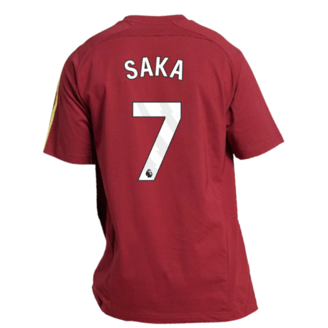 2025-2026 Arsenal UBP Tee (Noble Maroon) (Saka 7)