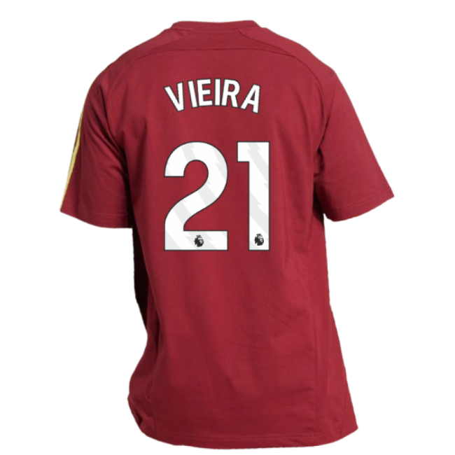 2025-2026 Arsenal UBP Tee (Noble Maroon) (Vieira 21)