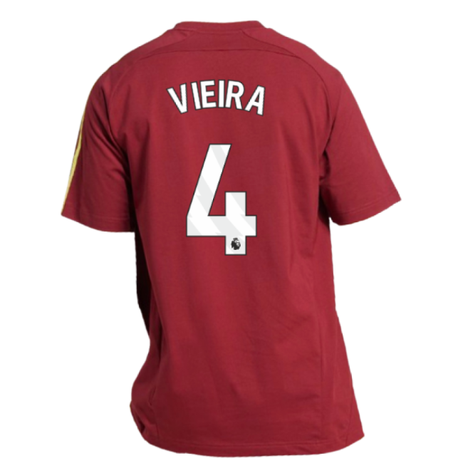 2025-2026 Arsenal UBP Tee (Noble Maroon) (Vieira 4)