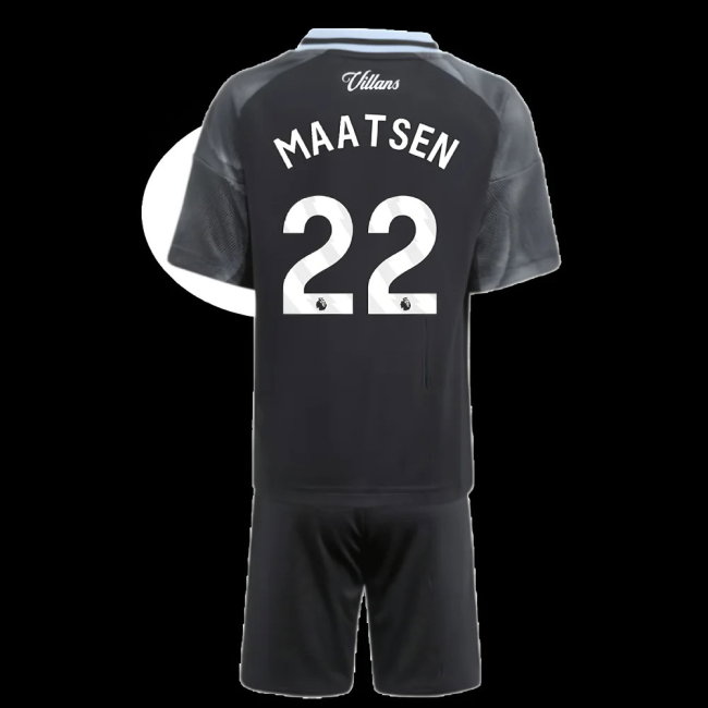 2025-2026 Aston Villa Away Mini Kit (Maatsen 22)