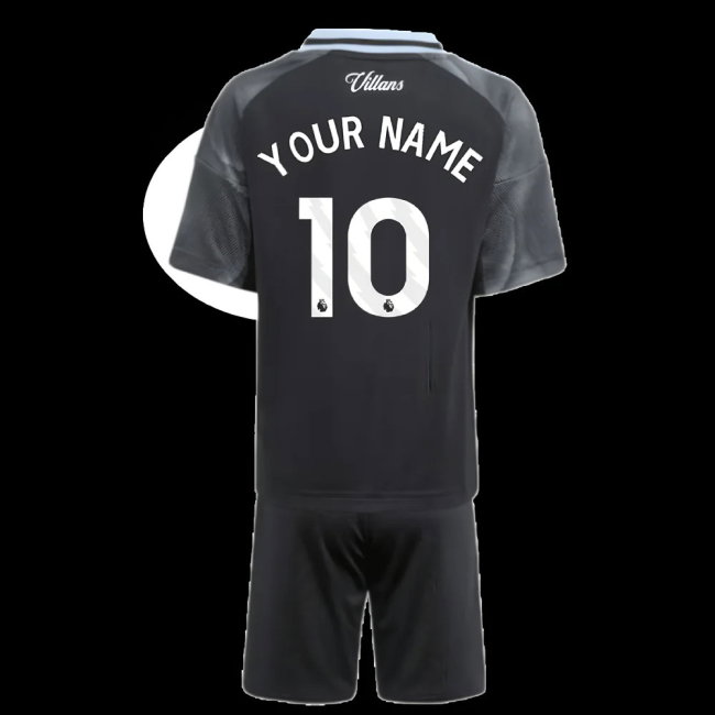2025-2026 Aston Villa Away Mini Kit (Your Name)