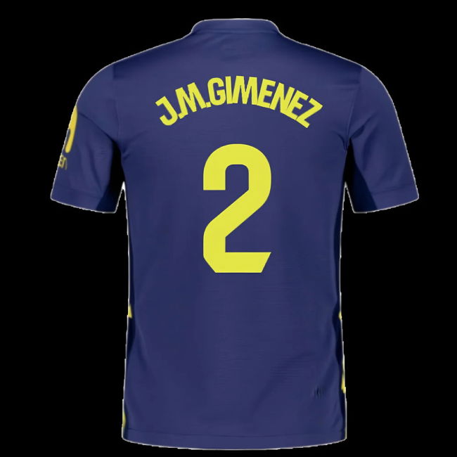 2025-2026 Atletico Madrid Away Shirt (J.M.Gimenez 2)