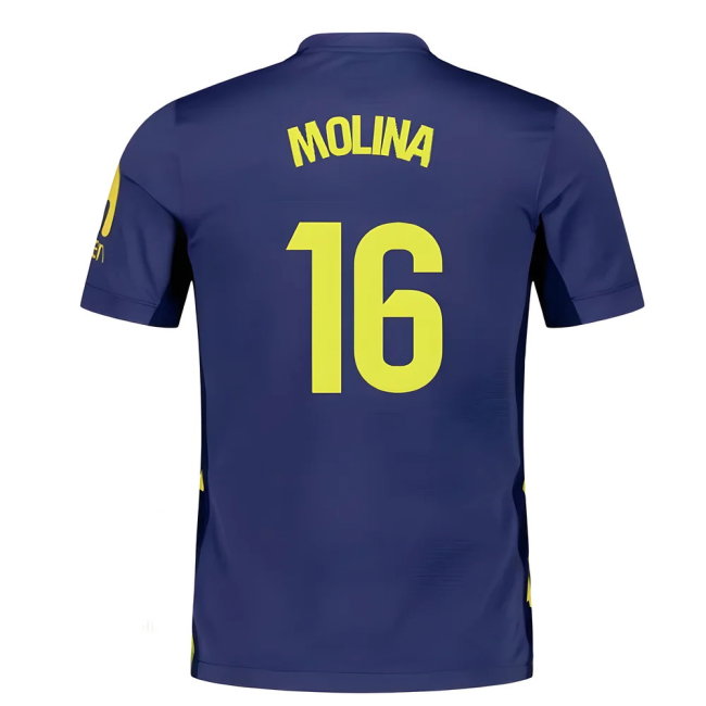 2025-2026 Atletico Madrid Away Shirt (Kids) (Molina 16)