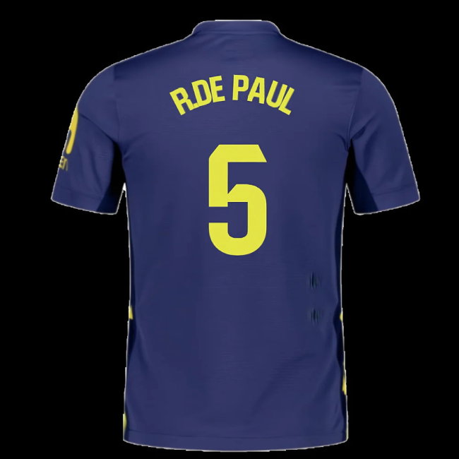 2025-2026 Atletico Madrid Away Shirt (Kids) (R.De Paul 5)