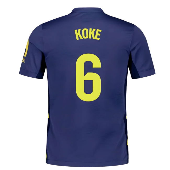 2025-2026 Atletico Madrid Away Shirt (Koke 6)