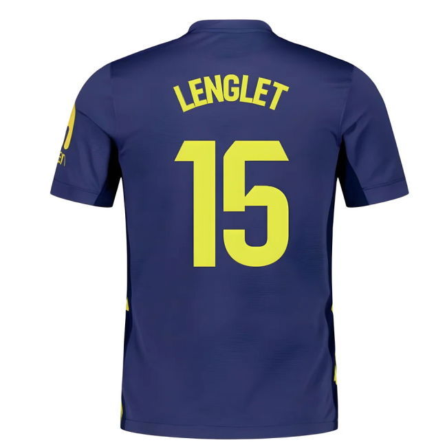 2025-2026 Atletico Madrid Away Shirt (Lenglet 15)