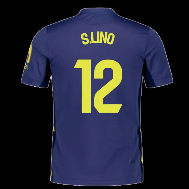 2025-2026 Atletico Madrid Away Shirt (S.Lino 12)