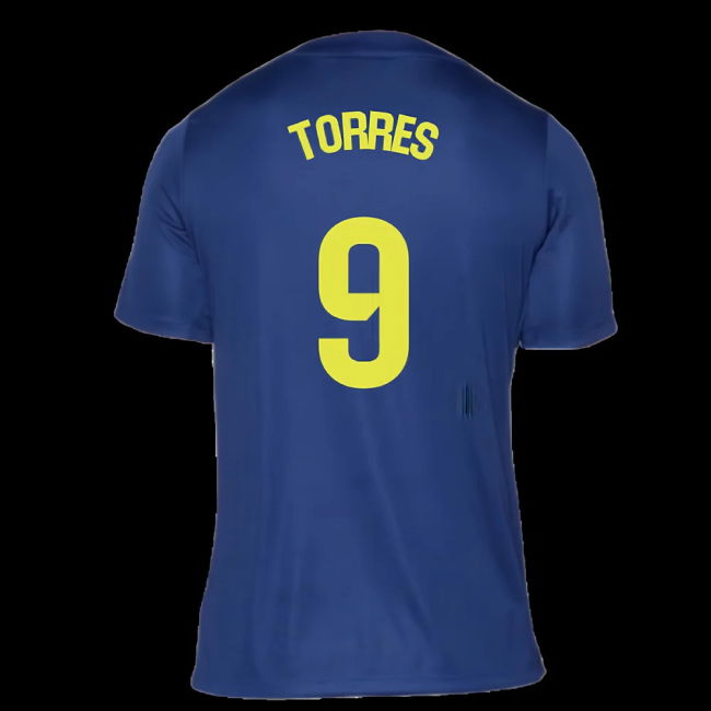 2025-2026 Atletico Madrid Pre-Match Shirt (Blue-Yellow) (Torres 9)