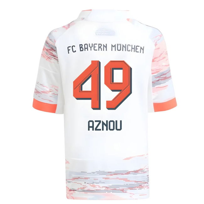 2025-2026 Bayern Munich Away Mini Kit (Aznou 49)