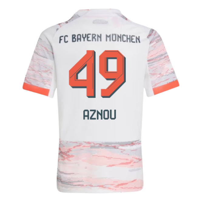 2025-2026 Bayern Munich Away Shirt (Kids) (Aznou 49)
