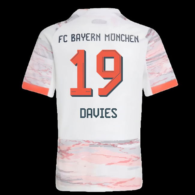 2025-2026 Bayern Munich Away Shirt (Kids) (Davies 19)
