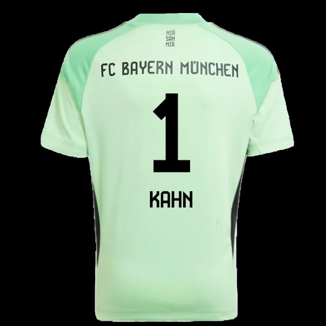 2025-2026 Bayern Munich Home Goalkeeper Shirt (Glory Mint) - Kids (Kahn 1)