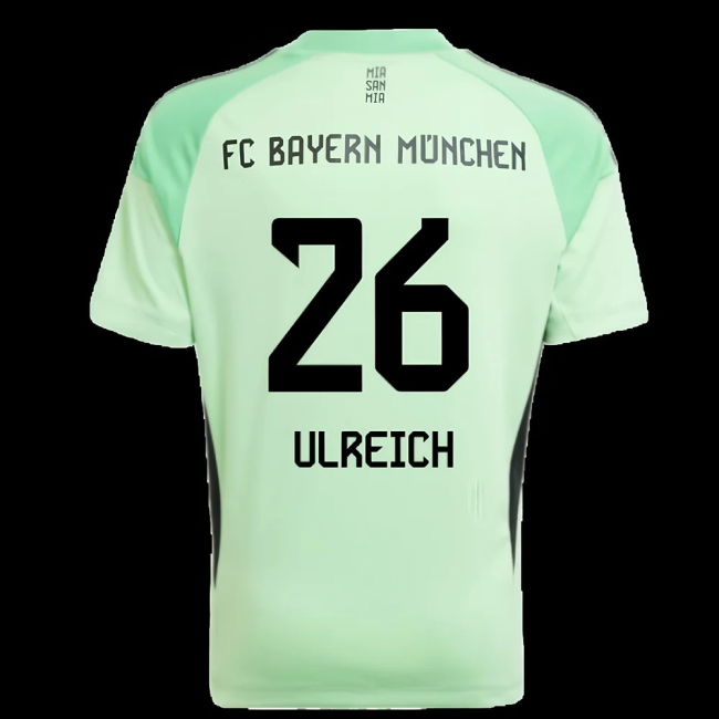 2025-2026 Bayern Munich Home Goalkeeper Shirt (Glory Mint) - Kids (Ulreich 26)
