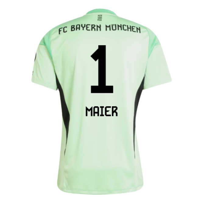 2025-2026 Bayern Munich Home Goalkeeper Shirt (Glory Mint) (Maier 1)