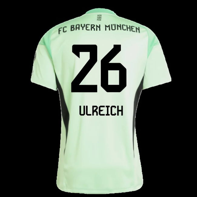 2025-2026 Bayern Munich Home Goalkeeper Shirt (Glory Mint) (Ulreich 26)