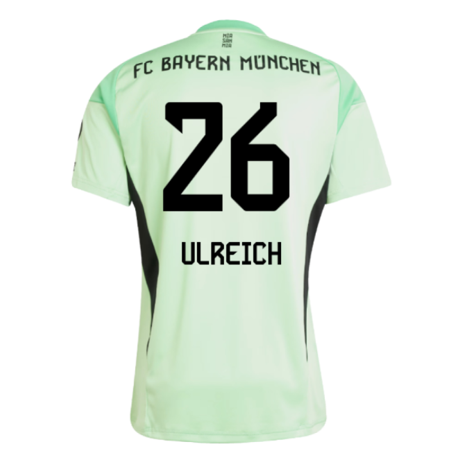 2025-2026 Bayern Munich Home Goalkeeper Shirt (Glory Mint) (Ulreich 26)
