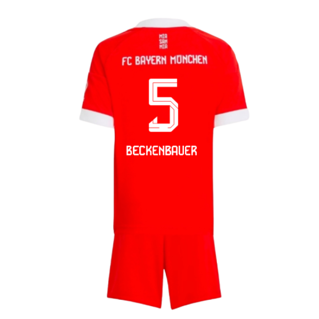 2025-2026 Bayern Munich Home Mini Kit (Beckenbauer 5)