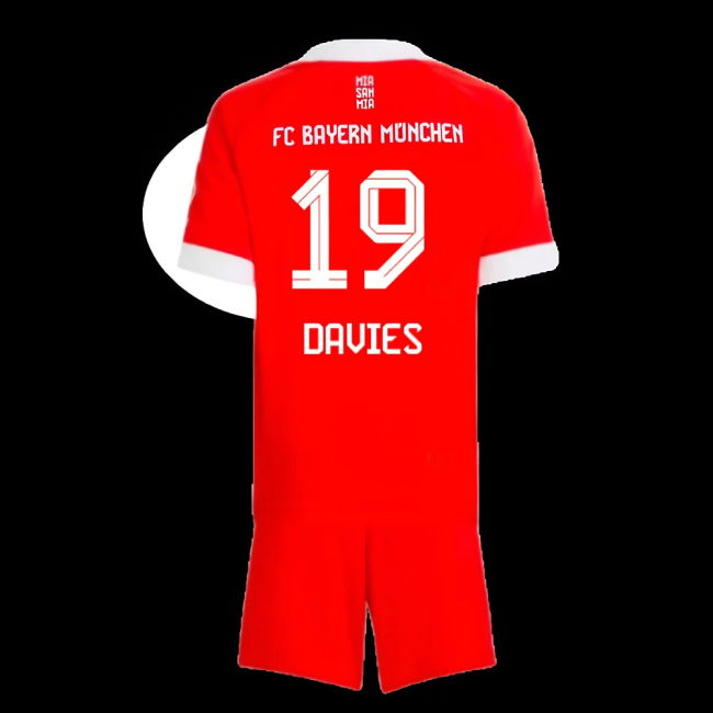 2025-2026 Bayern Munich Home Mini Kit (Davies 19)