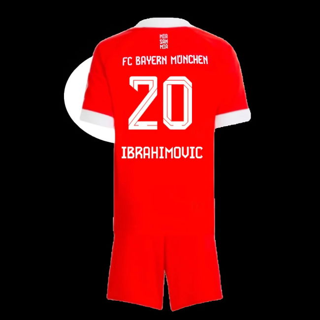 2025-2026 Bayern Munich Home Mini Kit (Ibrahimovic 20)