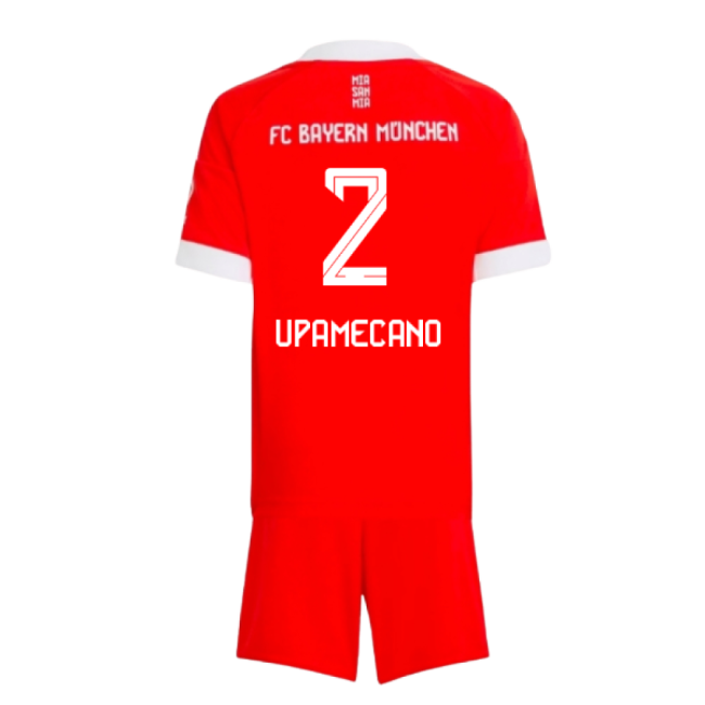 2025-2026 Bayern Munich Home Mini Kit (Upamecano 2)