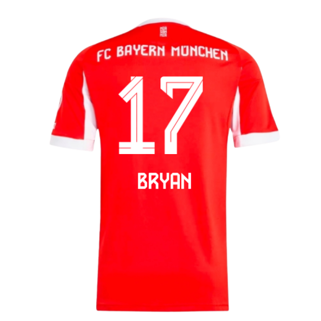2025-2026 Bayern Munich Home Shirt (Bryan 17)
