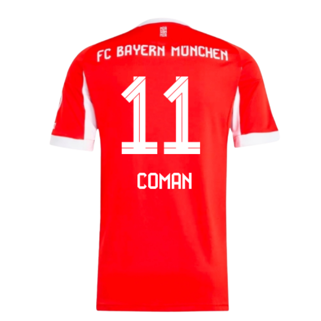 2025-2026 Bayern Munich Home Shirt (Coman 11)