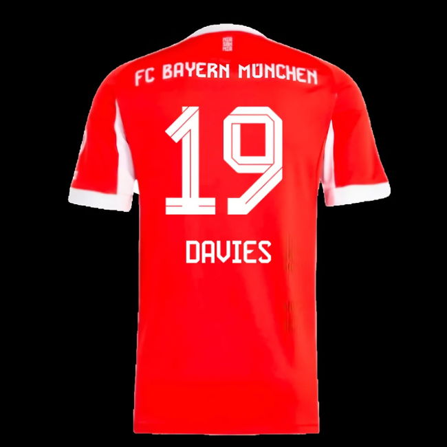 2025-2026 Bayern Munich Home Shirt (Davies 19)