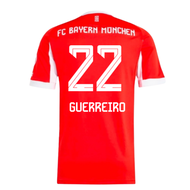2025-2026 Bayern Munich Home Shirt (Guerreiro 22)