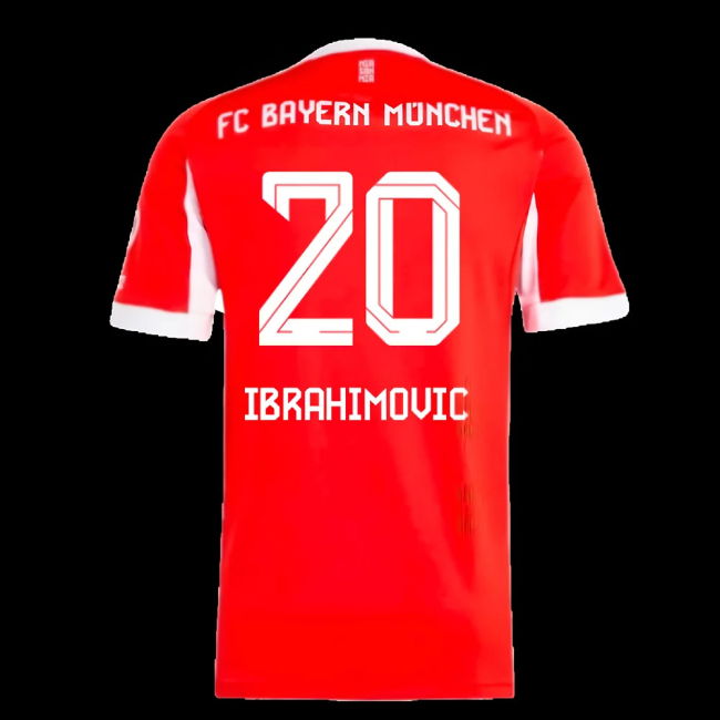 2025-2026 Bayern Munich Home Shirt (Ibrahimovic 20)
